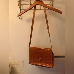 Vintage leather satchel